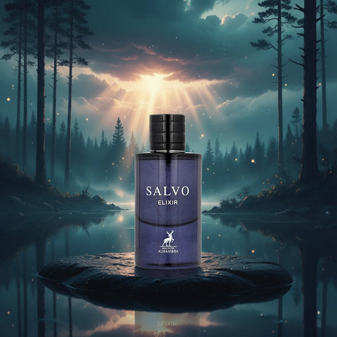Salvo Elixir Eau de Parfum Spray 60ml (2.02 oz) by Maison Alhambra - Intense Oud