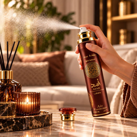 Asad Bourbon Air Freshener 300ml (10.1 oz) by Lattafa