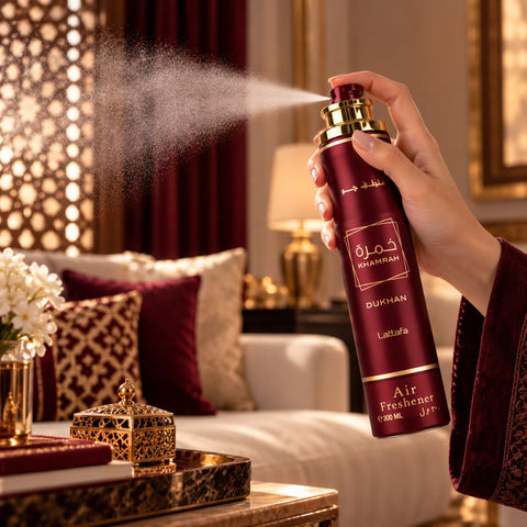 Khamrah Dukhan Air Freshener 300ml (10.1 oz) by Lattafa