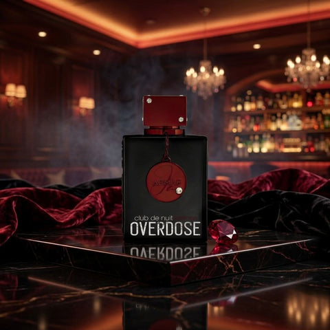 AUCTION Club de Nuit Intense Overdose Eau de Parfum Spray 105ml (3.5 oz) by Armaf (Velvet Pouch)