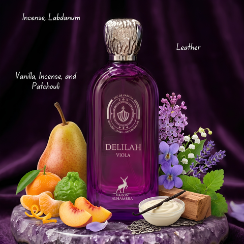 Delilah Viola Eau de Parfum Spray 100ml (3.4 oz) by Maison Alhambra