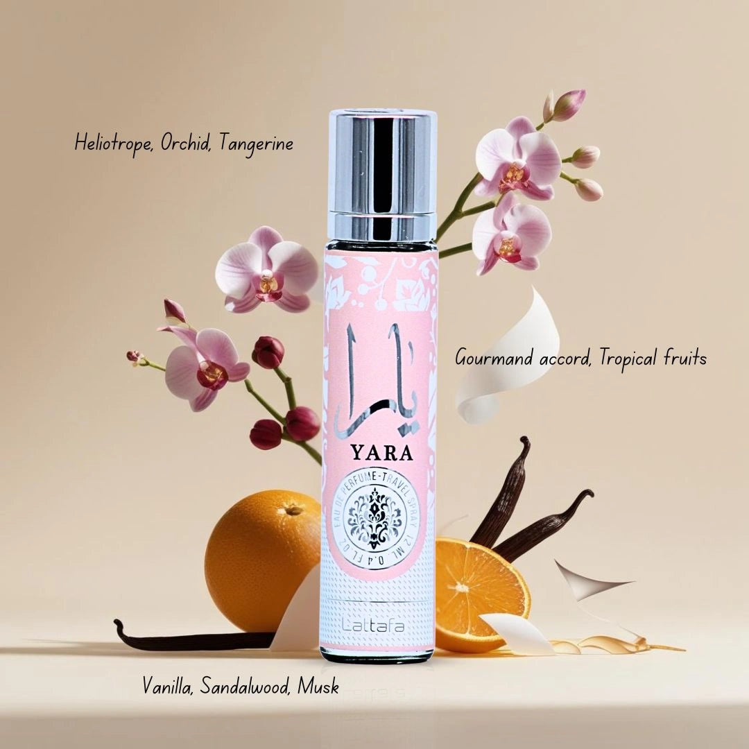 Asad & Yara Eau de Parfum Travel Sprays 12ml by Lattafa | Elevate Any Moment with the Lattafa Travel Duo (Bundle) - Intense Oud