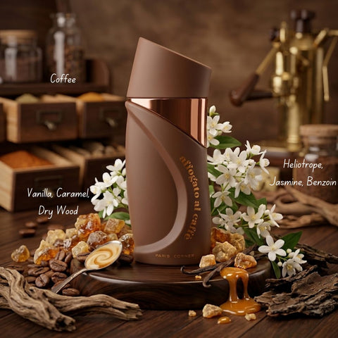 Spanish Vanilla by Al Rehab & Affogato al Caffè by Paris Corner Eau de Parfum Sprays 100ml (3.4 oz) (Bundle)
