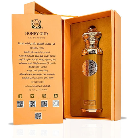HERITAGE COLLECTION - HONEY OUD Eau De Parfum Spray 140ML (4.7 OZ) By Surrati | A Rich & Luxurious Fragrance That Combines Spicy Warmth With Floral Elegance. - Intense Oud