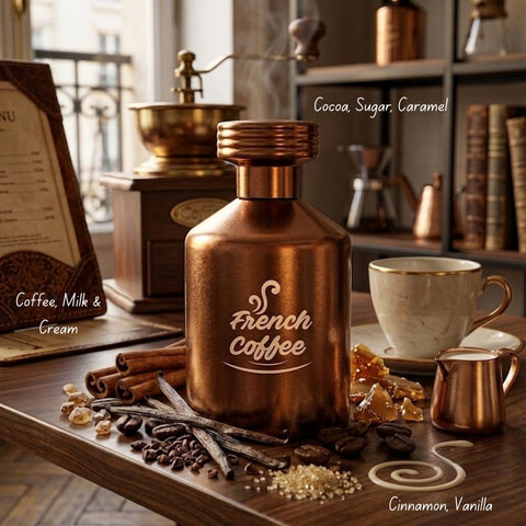 Affogato al Caffè by Paris Corner & French Coffee Perfume By Al-Rehab Eau de Parfum Sprays 100ml (3.4 oz) (Bundle)
