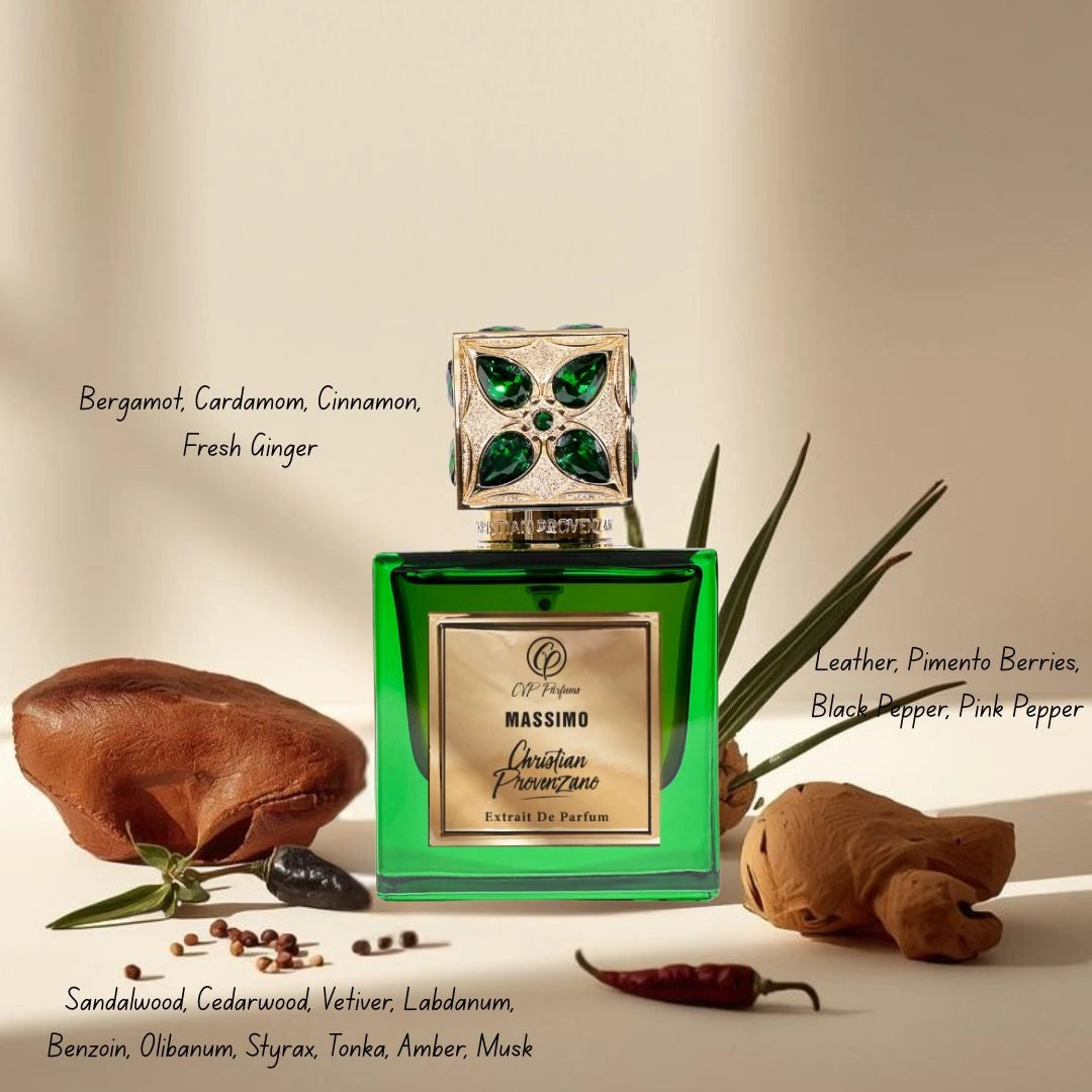 Massimo Extrait de Parfum Spray 100ml (3.4 oz) by Christian Provenzano - Intense Oud