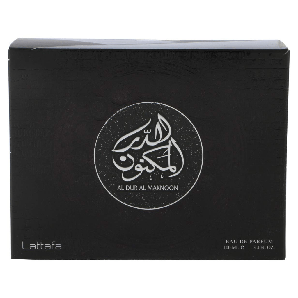 Al Dur Al Maknoon Silver for Men EDP - 100ML(3.4oz) by Lattafa - Intense oud