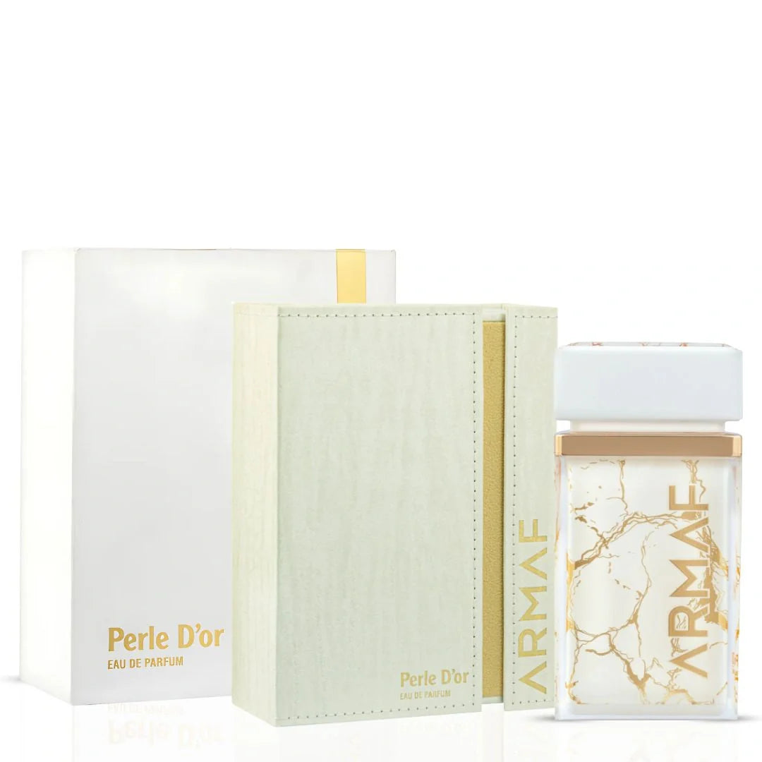 Perle D’or Eau de Parfum Spray 75ml (2.5 oz) by Armaf | Wear an Aura of Refined Comfort & Timeless Beauty - Intense Oud