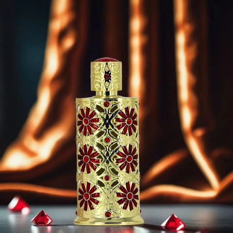 Dirham Wardi CPO concentrated perfume oil by Ard Al Zaafaran in a 12ml bottle, featuring floral and warm scent notes.