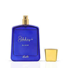 Shuhrah Elixir Pour Homme Eau de Parfum Spray 90ml (3.0 oz) by Rasasi | The Essence of Modern Masculinity - Intense Oud