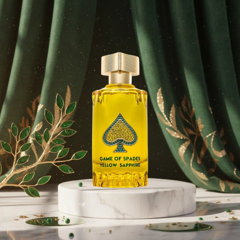 Game of Spades Yellow Sapphire Eau de Parfum Spray 90ml (3.0 oz) by Jo Milano Paris - Intense Oud