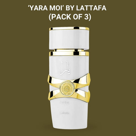 Yara Moi EDP Spray 100ML (3.4 OZ) By Lattafa | The Pinnacle of Feminine Perfumery. (PACK OF 3) - Intense Oud