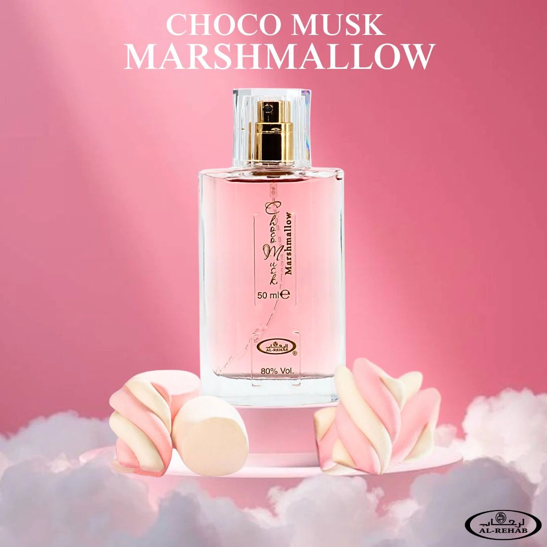 Choco Musk, Choco Musk Marshmallow & Choco Musk Pistachio Eau De Parfum Sprays 50ML (1.65 OZ) by Al Rehab | The Ultimate Gourmand Experience (Bundle) - Intense Oud