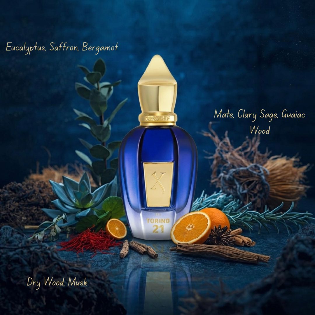 Xerjoff Torino22 Eau de Parfum spray 50ml bottle with elegant packaging and clear fragrance label on the bottle.