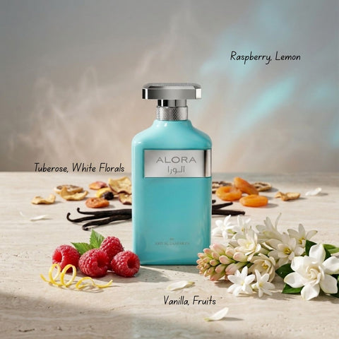 Nora by Lattafa & Alora by Ard Al Zaafaran Eau de Parfum Sprays 100ml (3.4 oz) (Bundle)