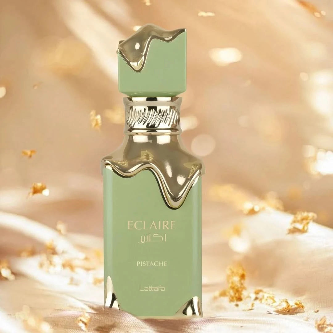 Eclaire Pistache Eau de Parfum Spray 100ml (3.4oz) by Lattafa (Velvet