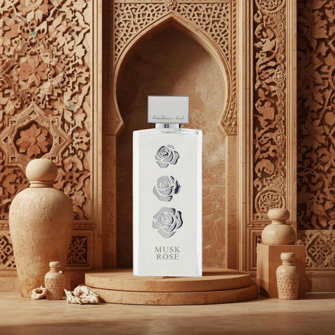 Musk Rose Eau de Parfum Spray 100ml (3.4 oz) by Arabian Oud - Intense Oud