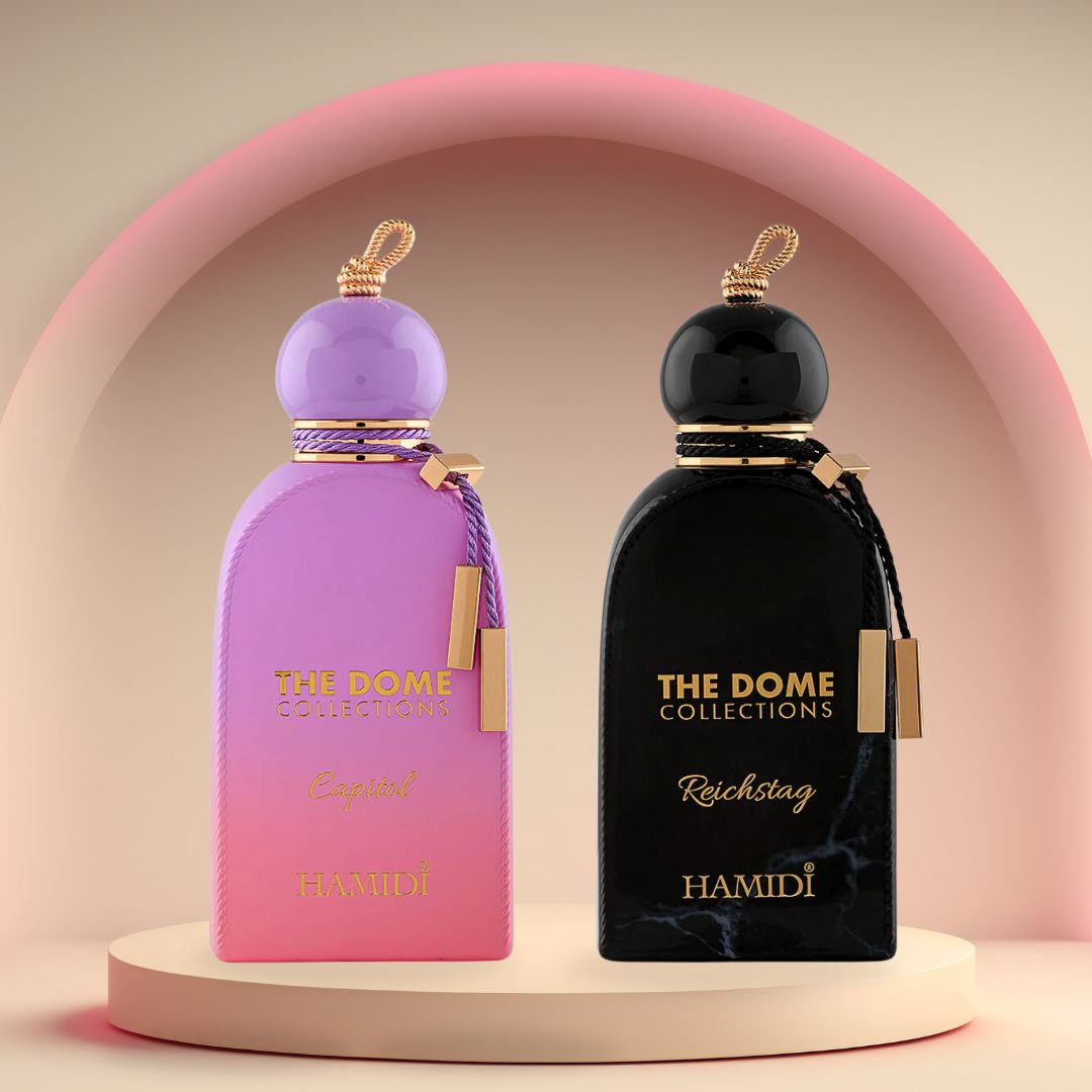 The Dome Reichstag & The Dome Capitol - EDP Sprays 100ML (3.4OZ) By Hamidi | Long Lasting & Luxurious Scents. (DELUXE BUNDLE) - Intense Oud