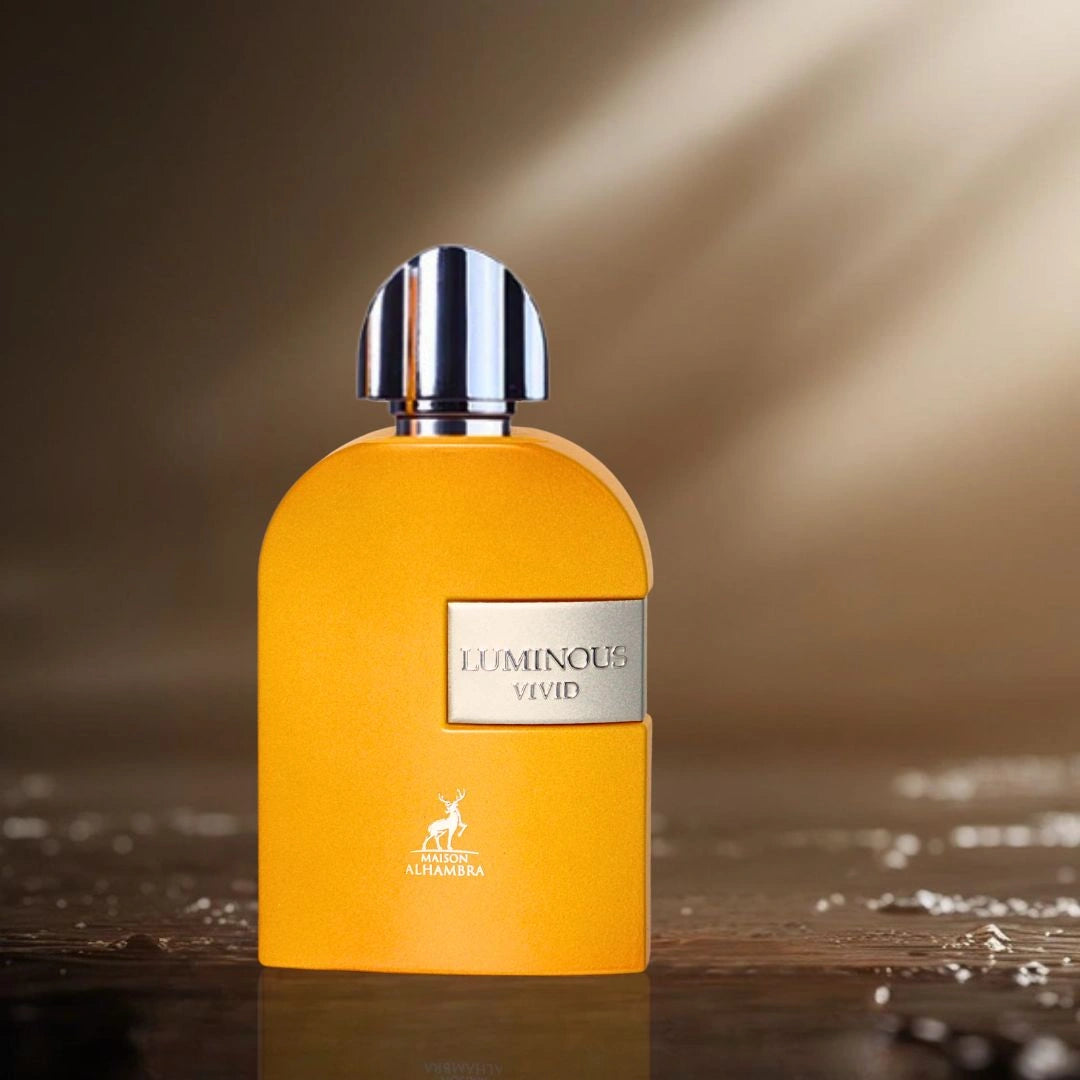 Luminous Vivid Eau de Parfum Spray 100ml (3.4 oz) by Maison Alhambra | Zest. Wood. Depth. - Intense Oud