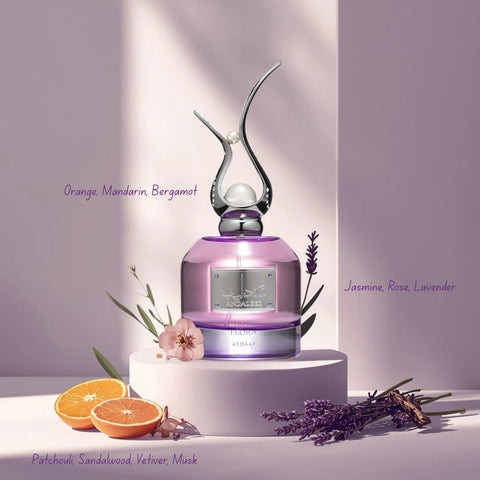 Andaleeb & Andaleeb Flora Eau de Parfum Sprays 100ml by Asdaaf | A Duo of Timeless Floral Sophistication (Bundle) - Intense Oud