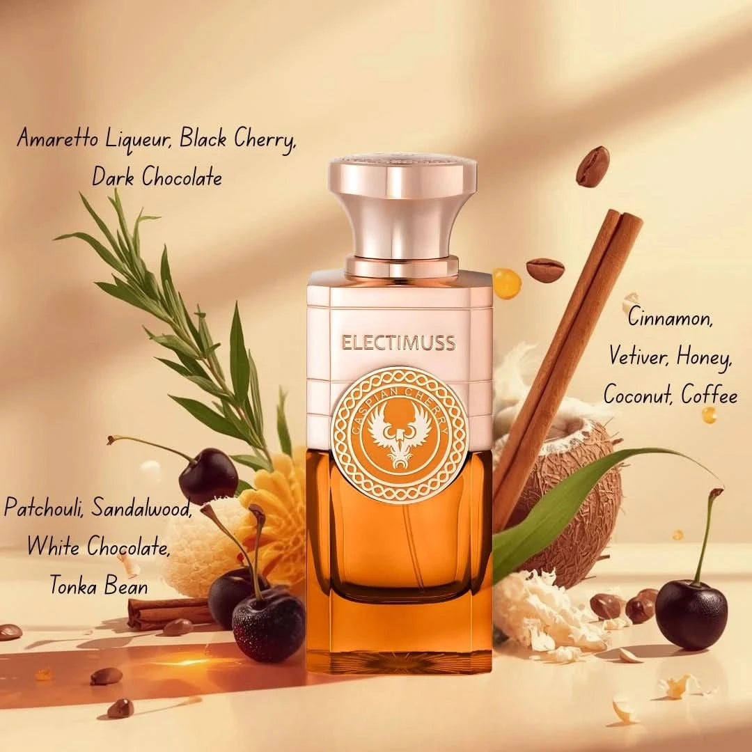 Caspian Cherry Parfum Spray 100ml (3.4 oz) by Electimuss London Caspian Cherry Parfum Spray 100ml (3.4 oz) by Electimuss London