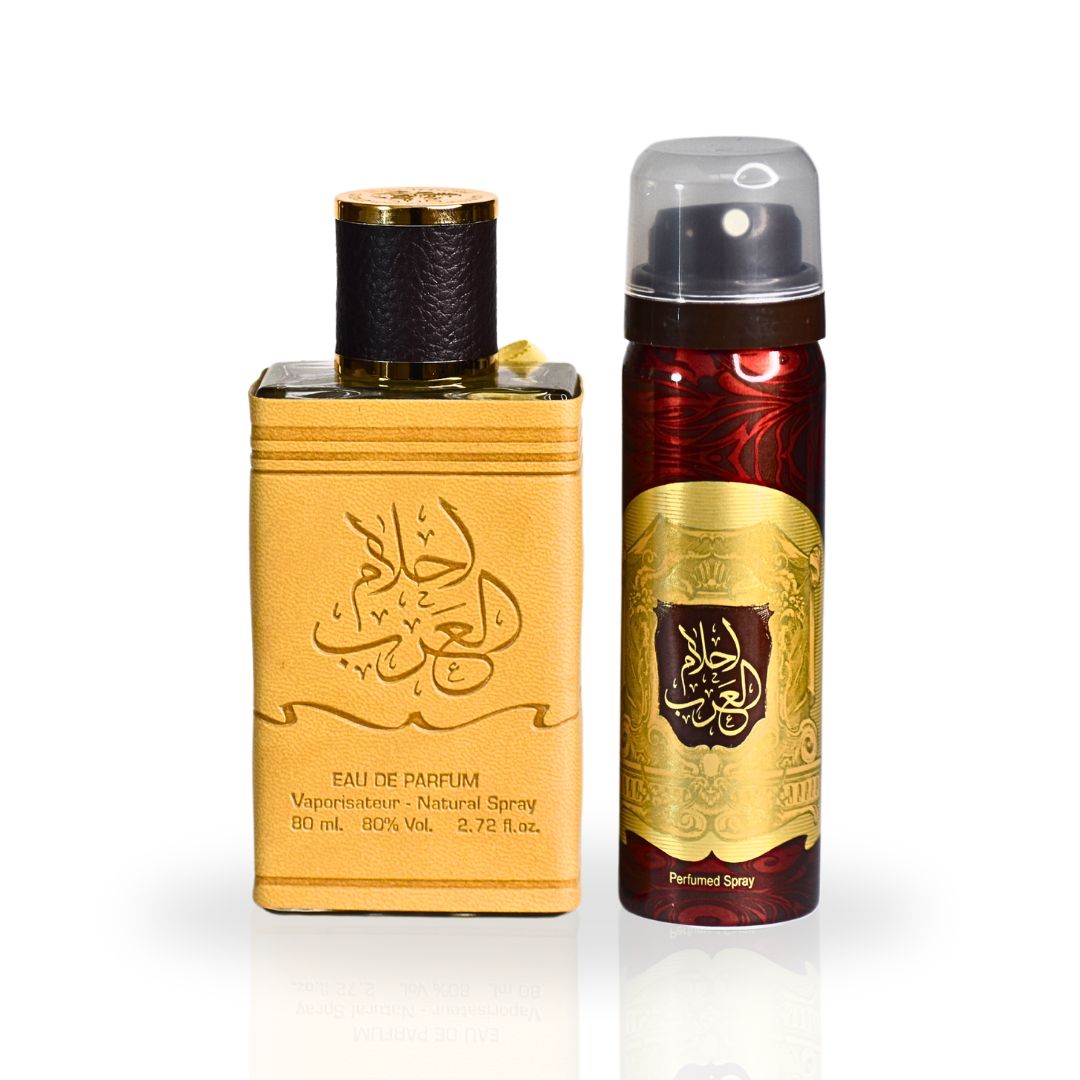 Ahlam Al Arab EDP Spray 80ML (2.72 OZ) With DEO By Ard Al Zaafaran | Long Lasting, Luxurious, Captivating Fragrance. - Intense Oud