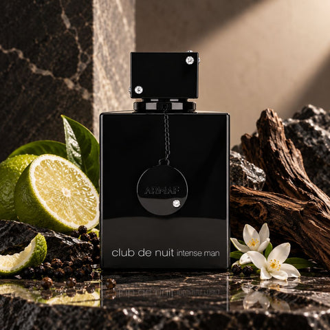 Fakhar Men by Lattafa, Fayiz & Hawas Men by Rasasi, Club de nuit Intense Men by Armaf & Junoon Desire by Aura by Aura Eau de Parfum Sprays 100ml (Bundle)
