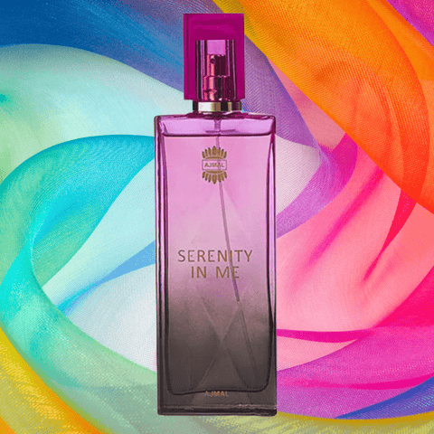 Ajmal Serenity in Me for Women Eau de Parfum bottle, 100ml with elegant packaging and floral fragrance notes.