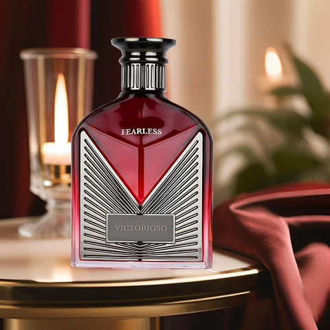 Victorioso Fearless Eau De Parfum Spray 100ML (3.4 OZ) by Maison Alhambra | A Warm, Spicy Blend of Fruit, Florals, and Woods for Cozy Elegance. - Intense Oud