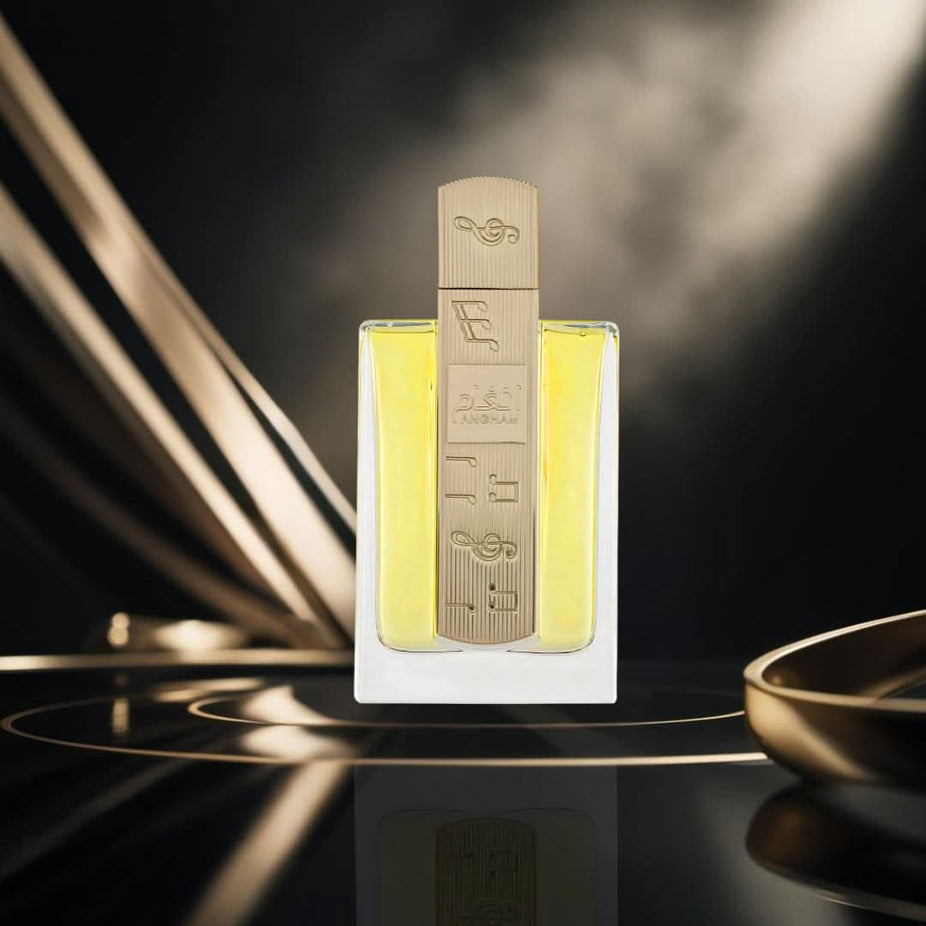 Pink Blush by Ard Al Zaafaran and Angham by Lattafa Eau de Parfum bundle, featuring two 100ml perfume spray bottles on a white background.