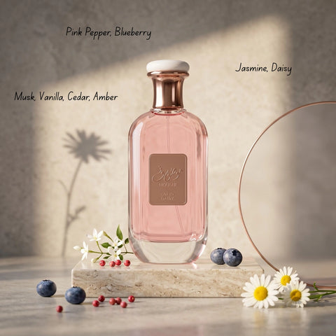 Ard Al Zaafaran Mousuf Daisy & Azure Eau de Parfum Spray bundle, 100ml each, featuring floral and fresh scent profiles.