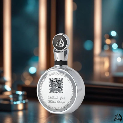 Fakhar Platin Eau de Parfum Spray 100ml (3.4 oz) by Lattafa | A Scent That Never Plays It Safe - Intense Oud