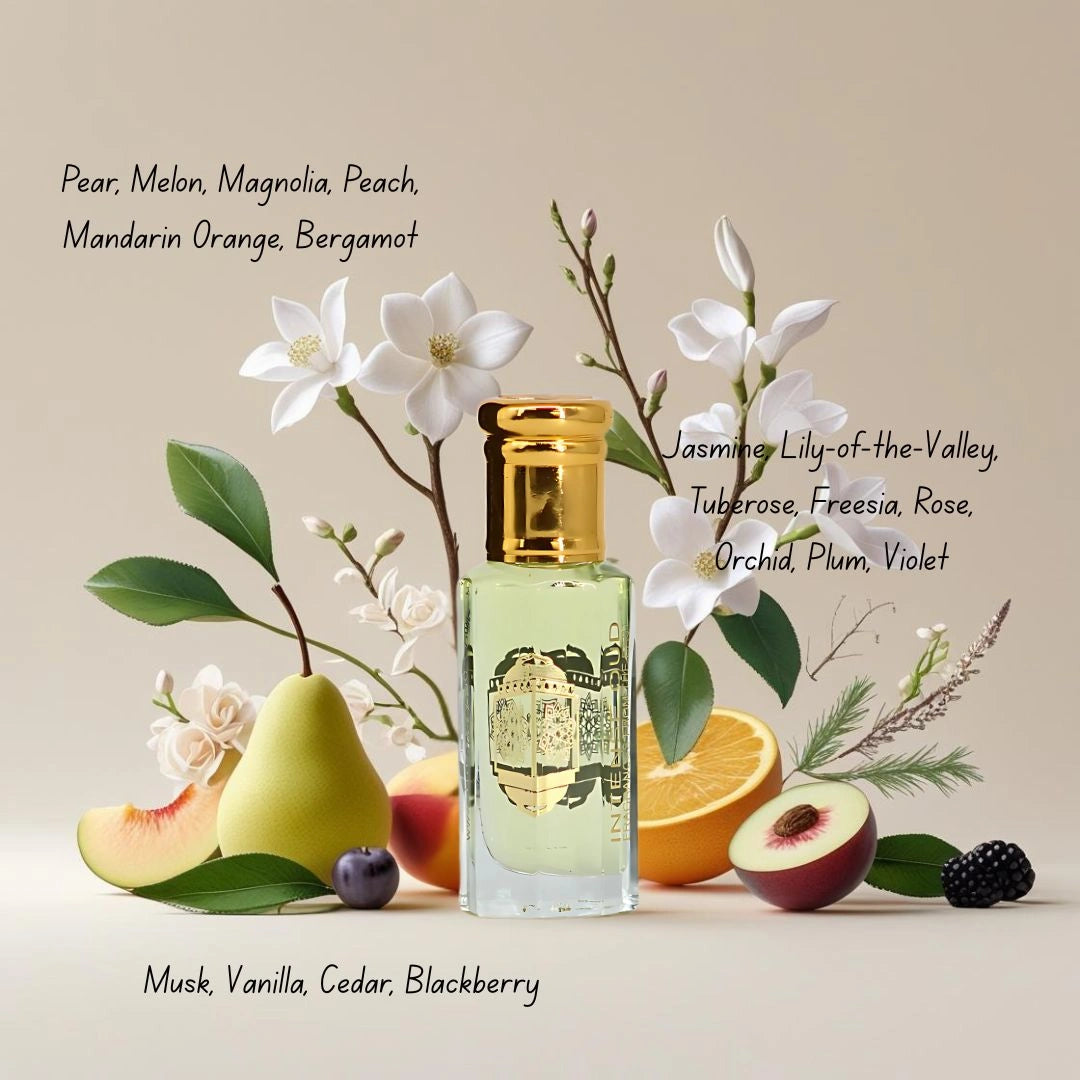 Petra Eau De Parfum Spray 100ml (3.4 oz) by Lattafa & Joodie Perfume Oil 12ml (0.40 oz) by Intense Oud | Elegance Layered To Perfection (Bundle) - Intense Oud