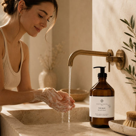 The Musc by Calice Becker Liquid Body & Hand Soap 500ml (16.09 oz) by Essential Parfums