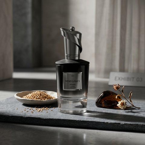 Mind Games Sissa Extrait de Parfum 100ml EDP bottle with elegant packaging and sleek design.
