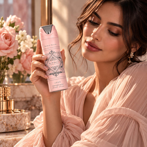 Bad'ee Al Oud Noble Blush Deodorant Spray 200ml (6.8 oz) by Lattafa