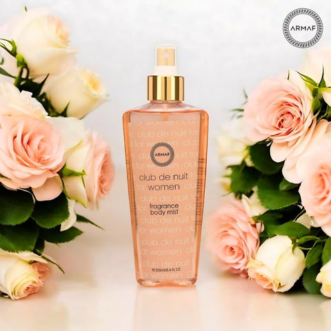 Club De Nuit Women Fragrance Body Mist 250ML (8.4 OZ) By Armaf | Long Lasting, Fruity-Floral, Refreshing Body Mist. - Intense Oud