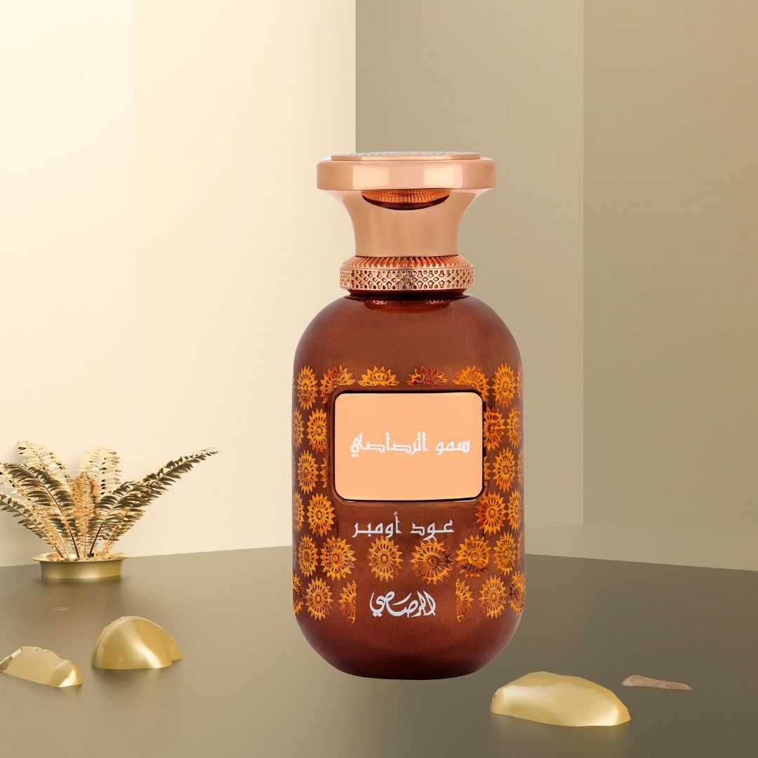 Somow Al Rasasi Oud Ombre EDP Spray 100ML (3.4 OZ) by Rasasi | Long Lasting, Fruity, Floral, Woody, Musky, Luxurious Unisex Scent. - Intense Oud