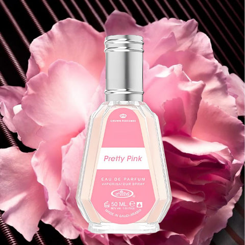 Pretty Pink Eau De Parfum Spray 50ML (1.7 OZ) By Al Rehab | A Delicate Blend Of Soft Florals & Warm Musk, Perfect For Those Who Appreciate A Fresh, Feminine Fragrance. - Intense Oud