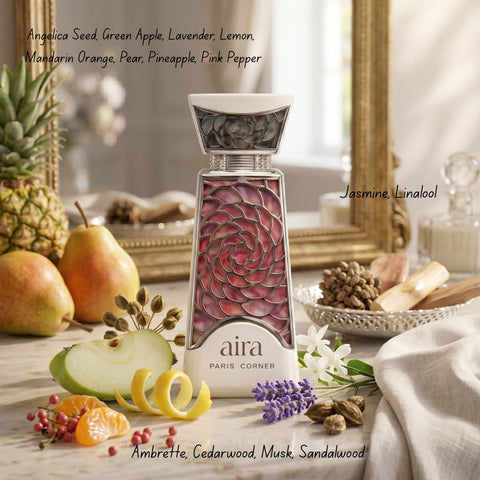 The Lychee Love Bundle - Aira Eau De Parfum Spray 100ml (3.4 oz) By Paris Corner & Royal Musk Lychee Rose Eau de Parfum Spray 100ml (3.4 oz) by Surrati & Kunouz Al Hub Eau de Parfum Spray 100ml (3.4 oz) by Hamidi