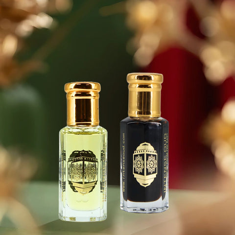 Aphrodisiac & Rouje Perfume Oils 12ML (0.40 OZ) With Black Gift Box By Intense Oud | A Vibrant Mix Of Fresh Florals, Fruity Sweetness & Creamy Vanilla. (Bundle) - Intense Oud