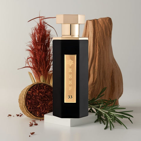 Reef 33 - EDP Spray 100ML (3.38 OZ) By Reef Perfumes | Long Lasting & Luxurious Fragrance. - Intense Oud