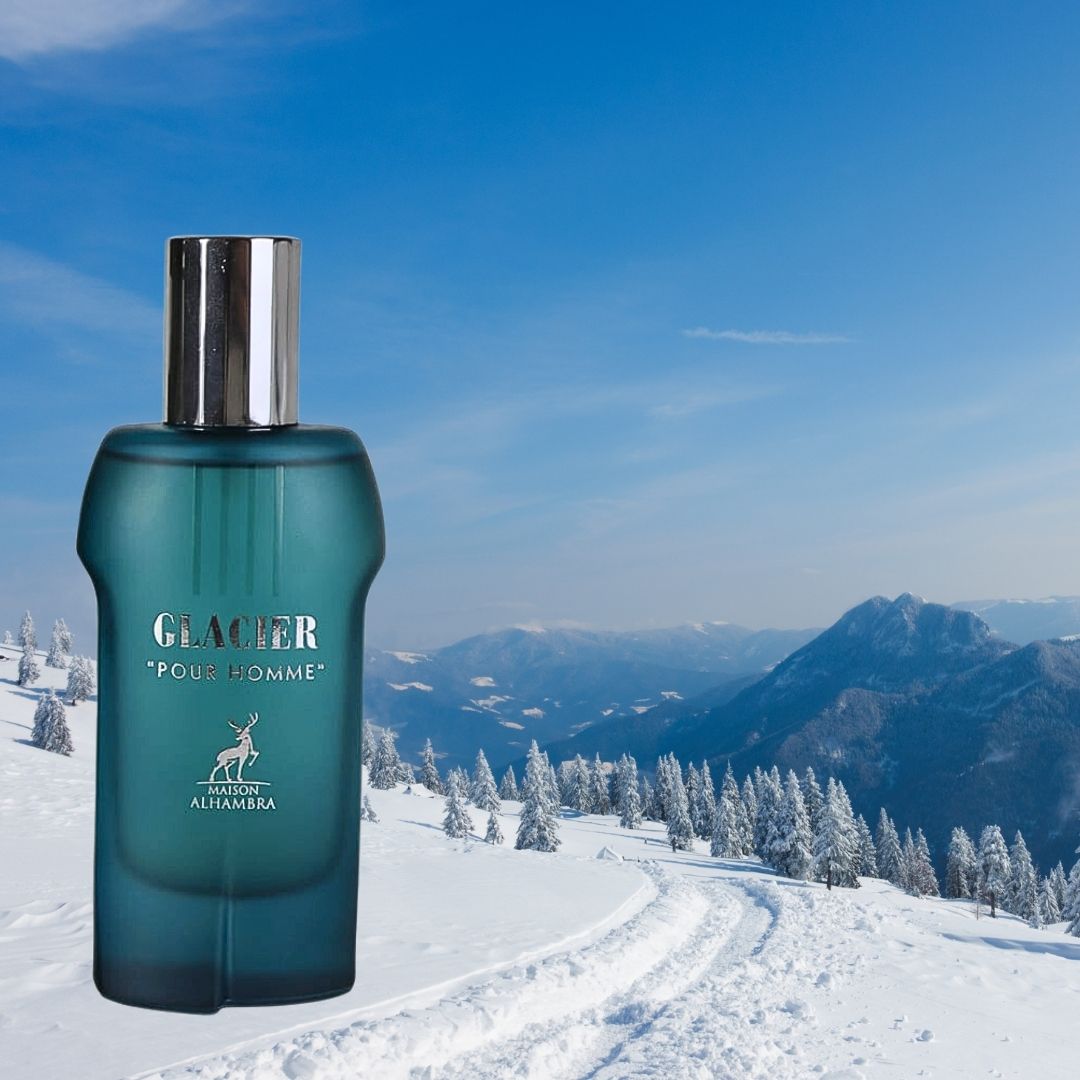 Glacier Pour Homme Eau De Parfum Spray 100ML (3.4 OZ) By Maison Alhambra | Long Lasting, Fresh, Spicy, Luxurious Fragrance. - Intense Oud