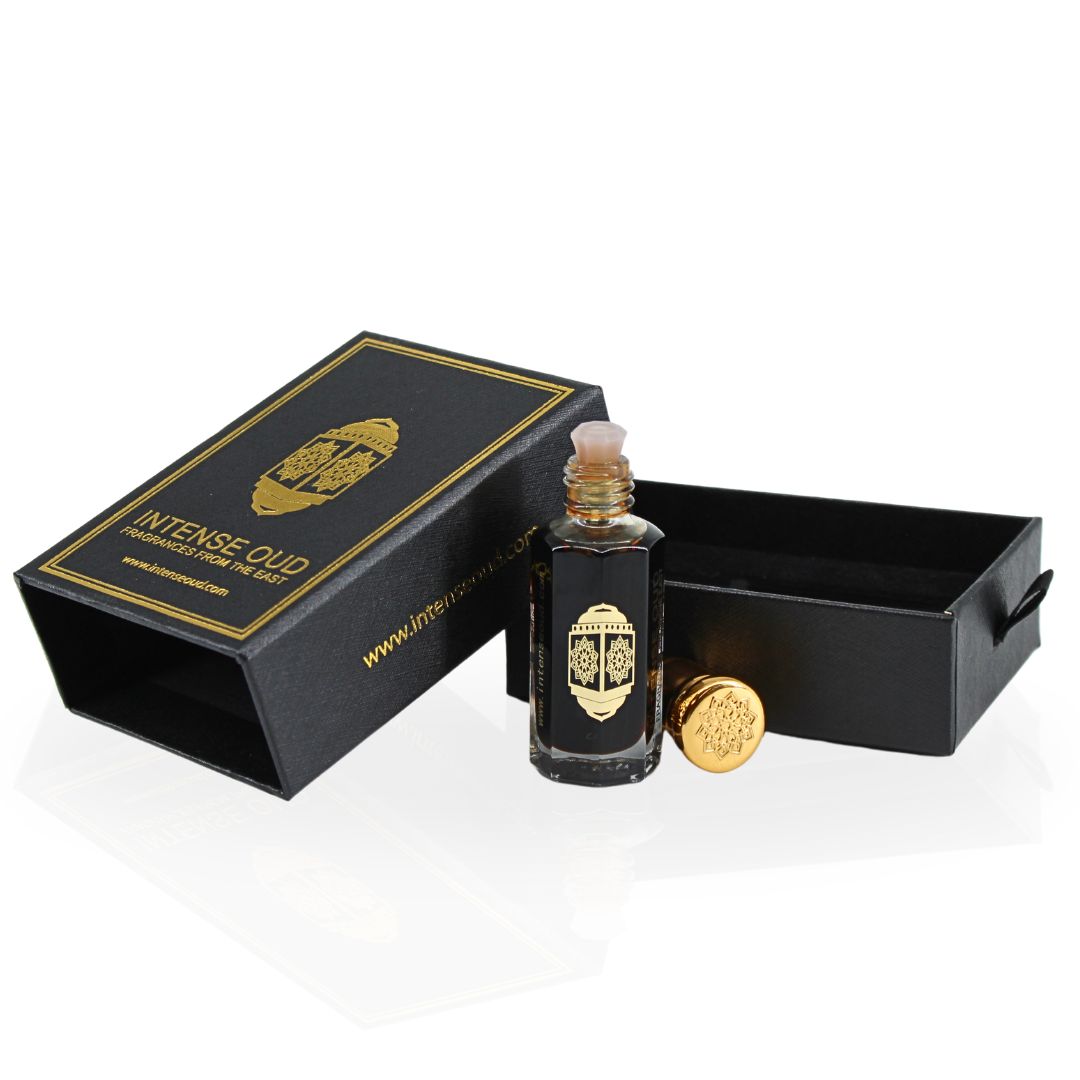 Aphrodisiac Perfume Oil 12ML (0.40 OZ) With Black Gift Box By Intense Oud | Long Lasting, Exotic, Floral, Sweet Scent. - Intense Oud