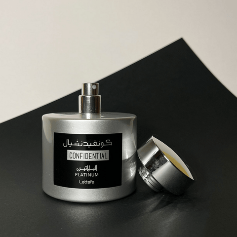 Confidential Platinum EDP - 100Ml by Lattafa - Intense oud