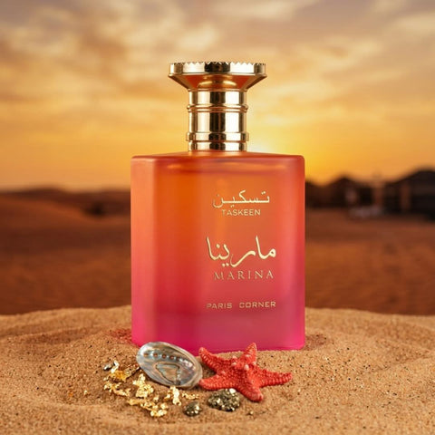 AUCTION Taskeen Marina Eau de Parfum Spray 100ml (3.4 oz) by Paris Corner (Velvet Pouch)