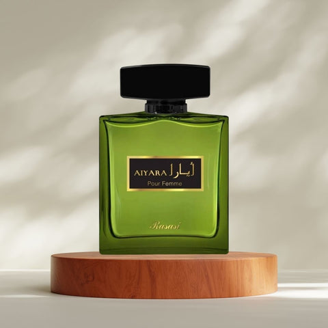 Aiyara Pour Femme EDP Spray 100ML (3.38 OZ) by Rasasi | Long Lasting, Refreshing, Floral, Luxurious Feminine Scent. - Intense Oud