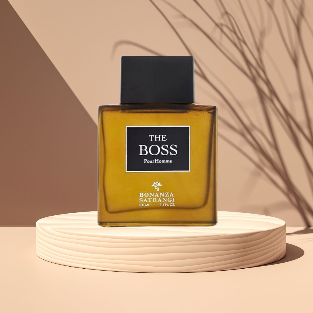 The Boss Pour Homme EDP Spray 100ML (3.4 OZ) by Bonanza Satrangi | Long Lasting, Refreshing, Floral, Woody, Luxurious Fragrance. - Intense Oud