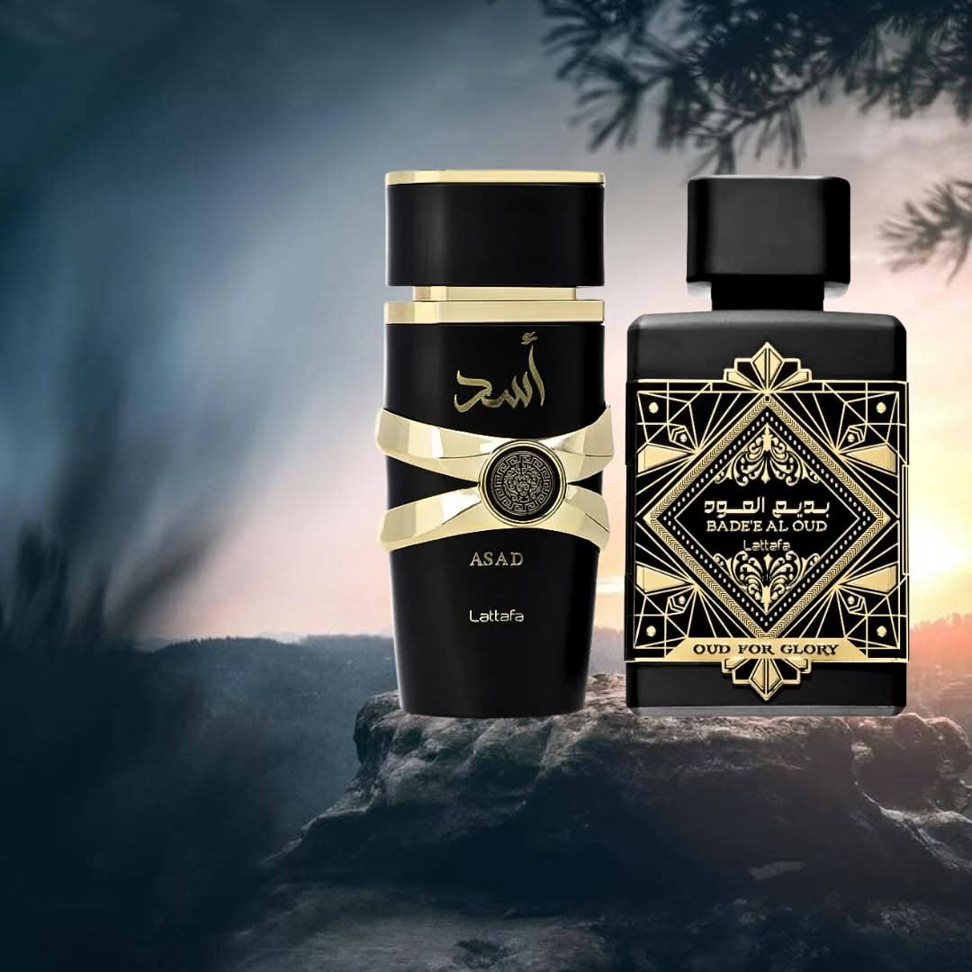 Asad & Bade'e Al Oud Glory Eau de Parfum Sprays 100ml (3.4 oz) by Latt