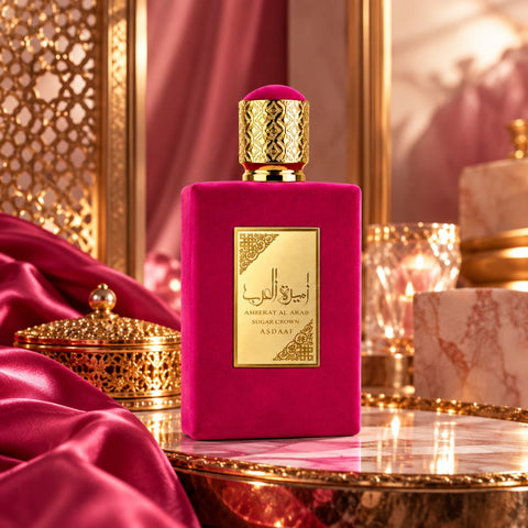 Asdaaf Ameerat Al Arab Sugar Crown Eau de Parfum Spray 100ml (3.4 oz) by Lattafa